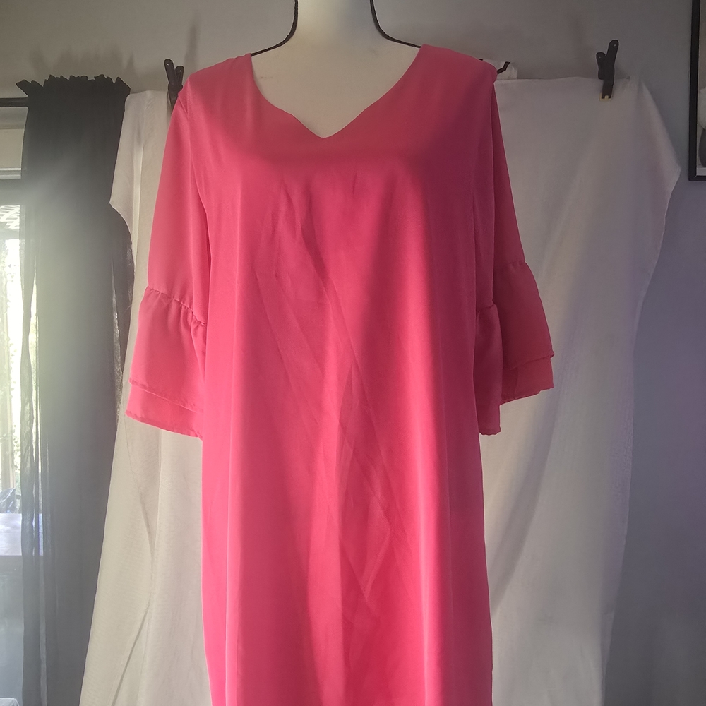 Elegant Pink Women's Dress